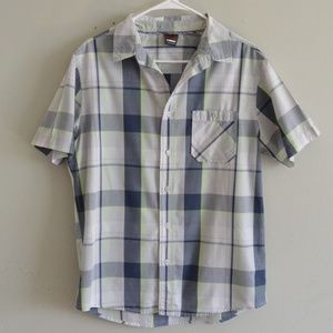 Men's Button Up Tee Shirt